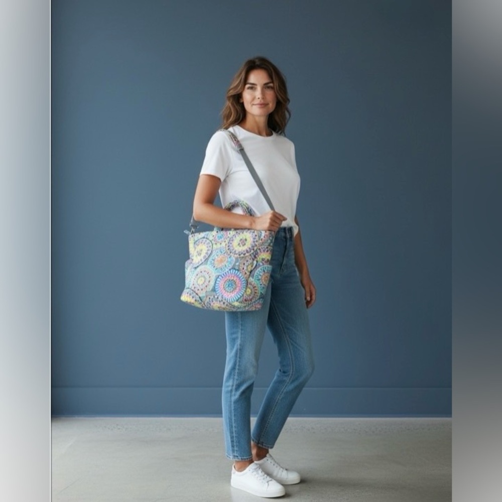 Vera Bradley Glenna Tote Colorful Patterned